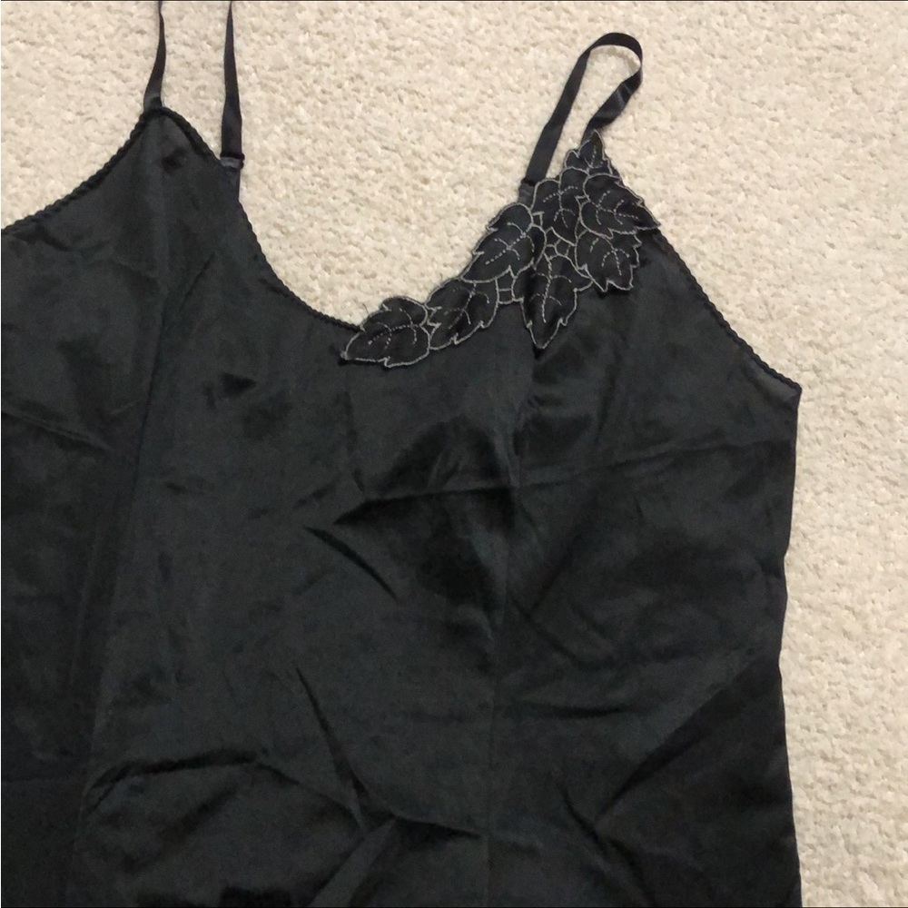 Body Chic Embellished Satin Cami